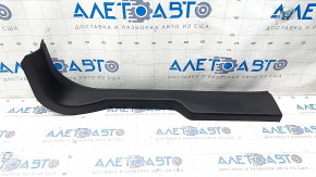 Door sill trim front right Chevrolet Malibu 16- black, scratches, broken fastening