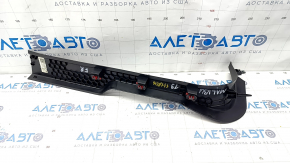 Door sill trim front right Chevrolet Malibu 16- black, scratches, broken fastening