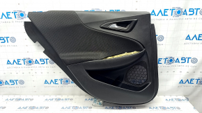 Door trim card rear left Chevrolet Malibu 16- rag black, scratches