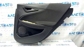 Door trim card rear right Chevrolet Malibu 16- rag black, scratches