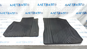 Set of floor mats for Chevrolet Malibu 16- rubber black