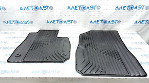 Set of floor mats for Chevrolet Malibu 16- rubber black