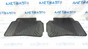 Set of floor mats for Chevrolet Malibu 16- rubber black