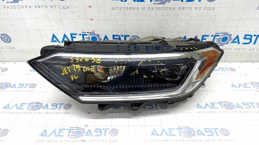 Headlight front left VW Jetta 19 - complete FULL LED, GLI, dark, sand, scratches, broken fasteners