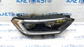 Headlight front right VW Jetta 19 - complete FULL LED, GLI, dark, sand, scratches, broken fasteners
