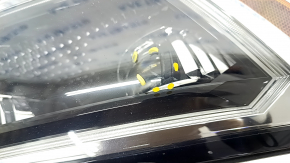 Headlight front right VW Jetta 19 - complete FULL LED, GLI, dark, sand, scratches, broken fasteners