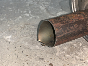 Exhaust line assembly without catalytic converter Ford Focus mk3 11-18 2.0 type 1, part sawed off