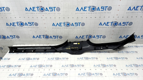 Door sill trim left VW Jetta 19- black with chrome molding and backlight, scratches