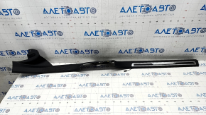 Right threshold trim VW Jetta 19- black with chrome molding and backlight, scratches, bump on the trim