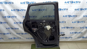 Door assembly rear left Audi Q5 8R 09-17 keyless, black LY9B