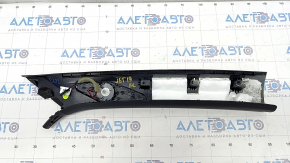 Front pillar trim upper left VW Jetta 19 - black, with speaker