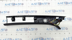 Front pillar trim upper right VW Jetta 19- black, with speaker