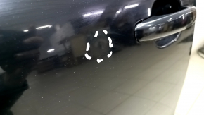 Door assembly front left Audi Q5 8R 09-17 keyless, black LY9B, butt