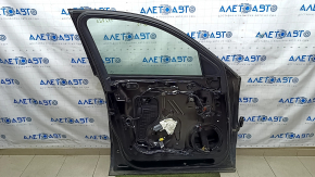 Door assembly front left Audi Q5 8R 09-17 keyless, black LY9B, butt