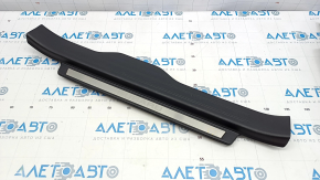 Front right threshold trim with chrome trim Subaru Legacy 15-19 black, butt