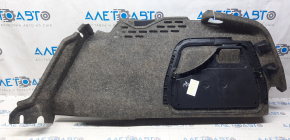 Left arch trim Audi A4 B8 08-16 sedan, black, broken fasteners, unglued fastener