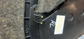 Left arch trim Audi A4 B8 08-16 sedan, black, broken fasteners, unglued fastener