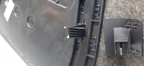 Left arch trim Audi A4 B8 08-16 sedan, black, broken fasteners, unglued fastener