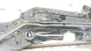 Right engine guard Chevrolet Malibu 16 - tears, worn