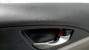 Door trim card rear right Honda Civic X FC 16-21 4d cloth black with gray insert, scratches