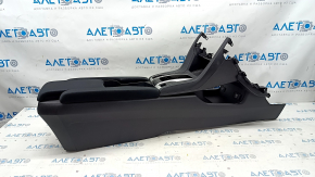 Console center armrest and cup holders Honda Civic X FC 16-21 black cloth, scratches
