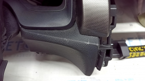 Torpedo front panel with AIRBAG Honda Civic X FC 16-21 black, scratches