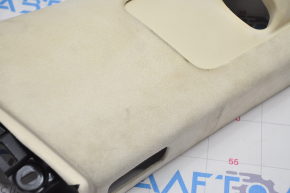 Center pillar trim upper belt right Tesla Model X 16-21 alcantara beige, for cleaning