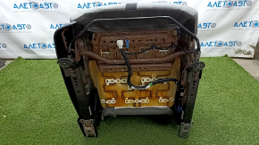 Passenger seat Honda Civic X FC 19-21 4d without airbag, mechanical, gray cloth, dry-cleanable, rust