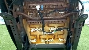 Passenger seat Honda Civic X FC 19-21 4d without airbag, mechanical, gray cloth, dry-cleanable, rust