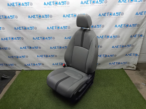 Driver's seat Honda Civic X FC 19-21 4d without airbag, mechanical, gray cloth, dry-cleanable, rust
