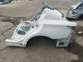 Quarter wing rear left Infiniti Q50 14- white, on the body, bump
