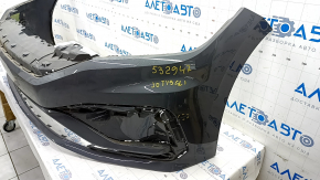 Bare front bumper VW Jetta 19- GLI, gray LH7J, scratches, broken fasteners, dented