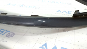 Bare front bumper VW Jetta 19- GLI, gray LH7J, scratches, broken fasteners, dented