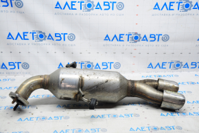 Muffler rear part with barrel Hyundai Santa FE Sport 13-16 pre-rest 2.0T, poke on the nozzle