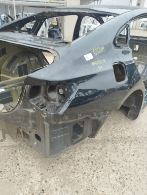 Quarter wing rear right Chevrolet Malibu 16- black on the body, dented, bumps