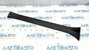 Door sill trim front left Subaru Forester 14-18 SJ black, worn