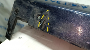 Right threshold Honda Civic X FC 16-21 4d blue, tear, scratches