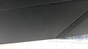 Central console armrest and cup holders VW Jetta 19- leather black, red stitching, scratches