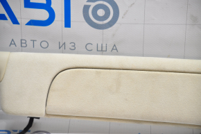 Tesla Model X Left Sun Visor 16-21 Alcantara Beige, for cleaning