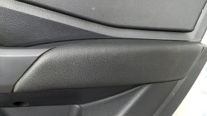 Door trim card rear right VW Jetta 19- black with black insert plastic, armrest leather, with tweeter, prod cleaning