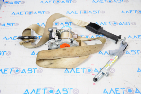Driver's seat belt with tensioner Tesla Model X 16-19 beige for cleaning