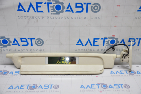 Tesla Model X 16-21 right visor alcantara beige, for cleaning