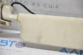 Tesla Model X 16-21 right visor alcantara beige, for cleaning