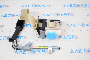 Passenger seat belt with tensioner Tesla Model X 16-19 beige, for cleaning