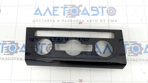 Front control panel trim for heater VW Jetta 19 - black gloss, scratches