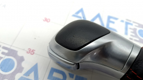 Automatic transmission knob with shifter cover VW Jetta 19 - plastic GLI, red stitching, scratches