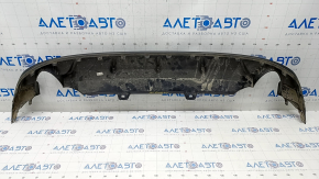 VW Jetta 19 rear bumper lip - for 2 pipes