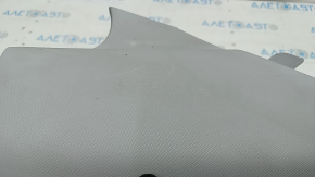 Upper left rear pillar trim Hyundai Elantra AD 17-20 gray, scratches, broken fastener