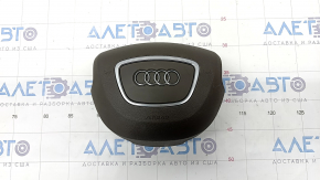 Airbag in steering wheel driver Audi A4 B8 13-16 rest, brown, pokes