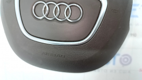 Airbag in steering wheel driver Audi A4 B8 13-16 rest, brown, pokes